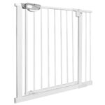 UISEBRT Treppenschutzgitter 85-95 cm – Selbstschliessendes Türgitter ohne Bohren