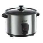 Russell Hobbs Reiskocher 1,8 L mit Dampfgar-Einsatz – Warmhaltefunktion & Glasdeckel