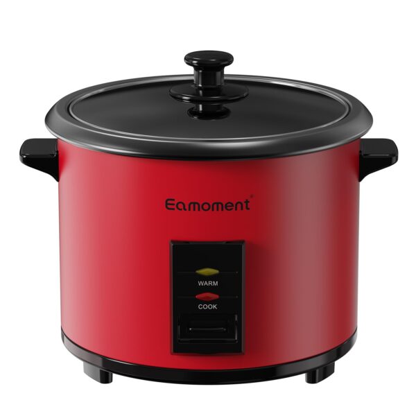 Eamoment 1,8L Reiskocher mit Dampfgarer & Antihaftbeschichtung – 700W für 1–10 Personen