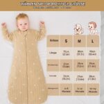 amo nenes Babyschlafsack 2.5 TOG mit abnehmbaren Ärmeln – Herbst & Winter für 6–18 Monate – Bild 4