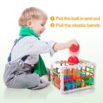 LZDMY Montessori Sortierspielzeug ab 6 Monate – Motorikspielzeug mit 12 Blöcken für Babys – Bild 3