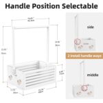 BAMBOOHOMIE Bambus-Geschenkkiste Groß (40x28x55 cm) – Aufbewahrungsbox & Dekorständer für Babys – Bild 3