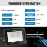 EXTRASTAR 30W LED Strahler 2er-Set – 2400 lm Warmweiss IP65 Außenbeleuchtung – Bild 3