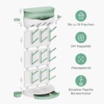 Momcozy Babyflaschen Trockenständer – Vertikaler Flaschenhalter für 18 Flaschen mit Reise-Set – Bild 3