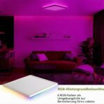 Epochglo LED Deckenlampe RGB 30 cm – Dimmbar mit Fernbedienung für Wohn- & Schlafzimmer – Bild 2
