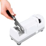 Rosenstein & Söhne Elektrischer Profi-Diamant-Messerschärfer 40 W – Grob- und Feinschliff für Stahlklingen – Bild 4