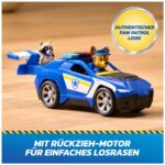 PAW PATROL Rescue Cruiser mit Chase & Waschbär – Polizei-Fahrzeug mit Rückziehmotor ab 3 Jahren – Bild 6