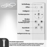 Tetipa LED Deckenleuchte 100cm Dimmbar – Fernbedienung & App Farbwechsel – Bild 5