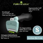 FURminator deShedding Tool Katzen Größe S – Unterfellbürste für Kurzhaar & kleine Katzen – Bild 4