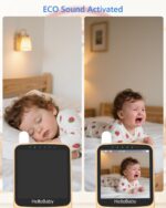 HelloBaby Babyphone mit Kamera – 29h Akku, 350° Pan-Tilt, Infrarot-Nachtsicht & 2-Wege-Audio – Bild 5