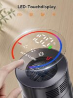 INTETURE Akku Staubsauger 600W/50kPa – 65 Min. Laufzeit, Selbststehend für Tierhaare – Bild 7