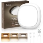 Tedmos Akku-Deckenleuchte mit Bewegungsmelder – 12000mAh, IP54, Fernbedienung, Badezimmer