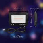 Lepro 50W LED Strahler RGB mit Fernbedienung, 2er Set – IP65 Aussenstrahler mit Memory-Funktion – Bild 8