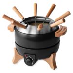 BOSKA Elektrisches Fondue-Set Party 2,3L – Temperaturregler für Käse-, Schokoladen- & Fleischfondue