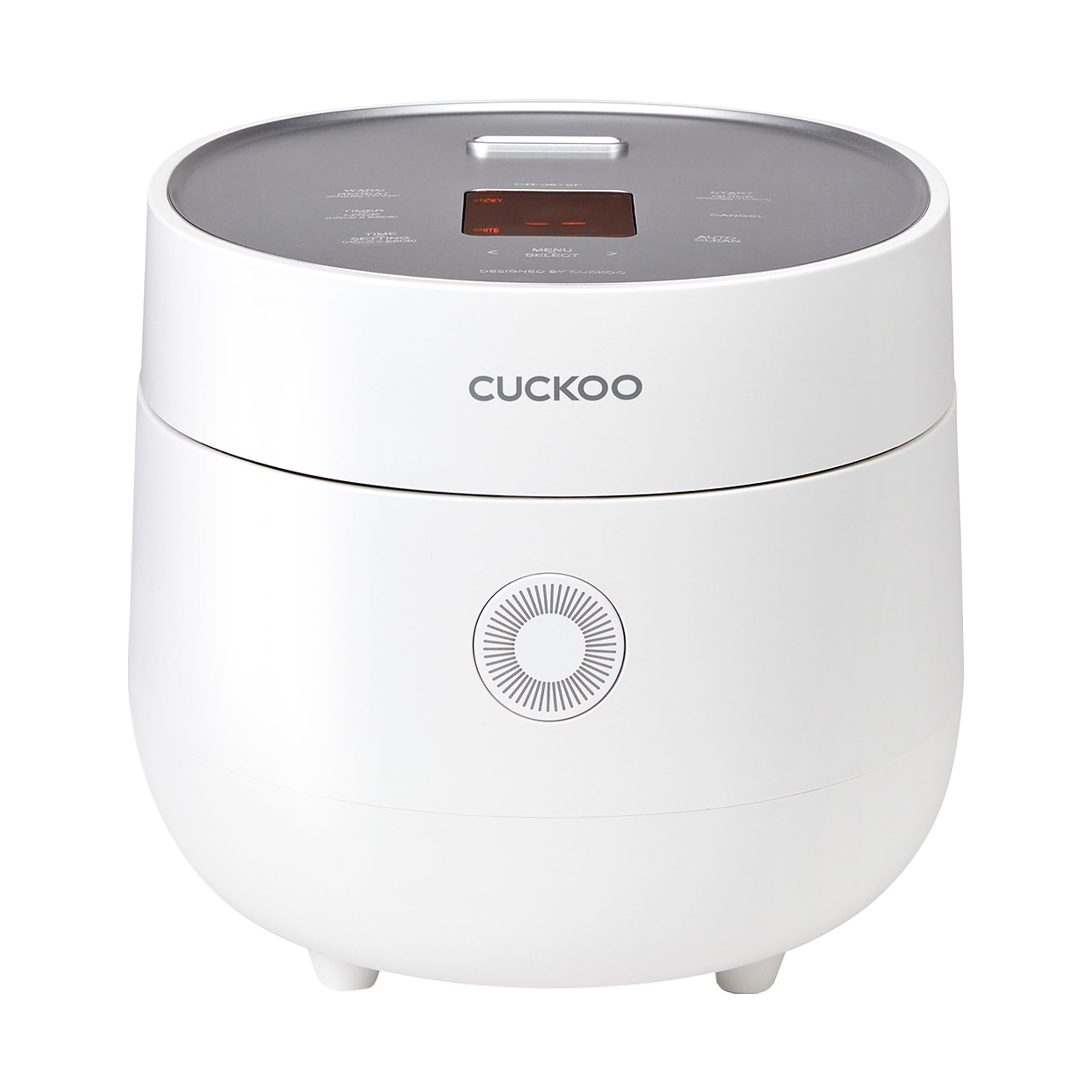 CUCKOO CR-0675FW Reiskocher 6 Tassen mit 13 Menümodi & Fuzzy Logic – Micom Reiskocher für Familien