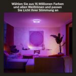 Philips Hue Infuse Deckenleuchte M – Smart Home Beleuchtung mit 16 Mio. Farben – Bild 5