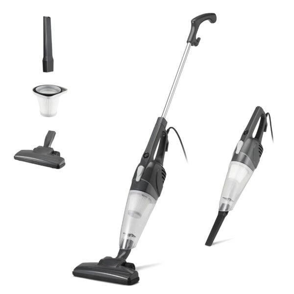 Amazon Basics Stielstaubsauger 2-in-1 mit ECO-Motor – Kabelgebunden für effiziente Haushaltsreinigung