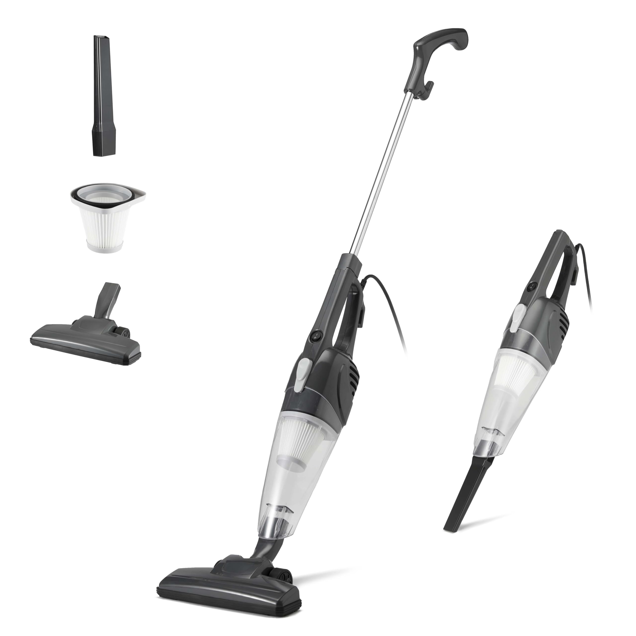 Amazon Basics Stielstaubsauger 2-in-1 mit ECO-Motor – Kabelgebunden für effiziente Haushaltsreinigung