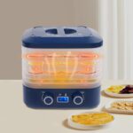 Lightakai Dörrautomat mit 5 Tabletts – Lebensmitteltrockner mit Temperaturregler & Timer – Bild 4