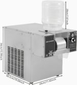 OUKANING Schneeflocken-Eisbereiter 60kg/Tag – Kommerzielle Eismaschine Edelstahl für Cafés – Bild 2