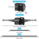 ETACCU Joggingleine mit Bauchgurt – Freihändige Hundeleine 124-180 cm für mittelgrosse & grosse Hunde – Bild 2