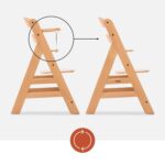 hauck Alpha+ Holz-Hochstuhl – Mitwachsend von 6 Monaten bis 90 kg für Familien – Bild 6