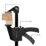 Amazon Basics 6er Einhandzwingen-Set – Profi-Klemmkraft bis 45,36 kg – Bild 3