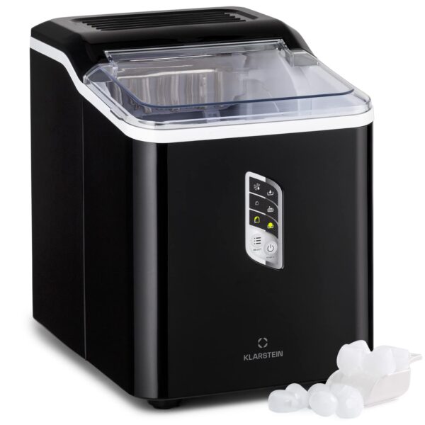 Klarstein Eiswürfelmaschine 1,5L – Schnelle Eisherstellung 12kg/24h mit Selbstreinigung