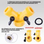 BACOENG Hunde-Trinkbrunnen mit Messingventil – Wasserspender für Garten & Terrasse – Bild 4