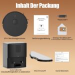 BOTLUXE E10+ Saug- und Wischroboter mit 8000Pa & LiDAR – Intelligente Reinigung für Tierhaare – Bild 8