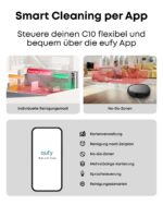 eufy Anker C10 Saugroboter mit automatischer Entleerung – 7,2cm ultraflach, 4000Pa Saugkraft – Bild 9