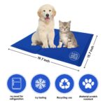 Bravpet Kühlmatte M (50x40 cm) – Selbstkühlendes Haustier Pad für Hunde & Katzen – Bild 4