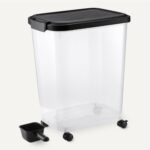 Amazon Basics Tierfutterbehälter 31,2 L mit Rädern – Frischhaltung für Hunde & Katzen – Bild 4