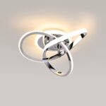 MELAYR LED Deckenleuchte 25cm mit 3 Farbtemperaturen & Memory-Funktion – Moderne Deckenlampe für Wohnzimmer & Büro