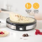 Tristar BP-2639 Crêpe-Maker 2-in-1 – Wendbare 33 cm Platte für 1 oder 7 Crêpes – Bild 6