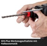Einhell TP-HD 18/26 Li BL Akku-Bohrhammer – 26 mm Bohrleistung, 4 Funktionen, Brushless – Bild 9