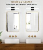 Zaxiva LED-Spiegelleuchte 40 cm – 3000-6000K Farbtemperaturregelung für Badezimmer – Bild 4