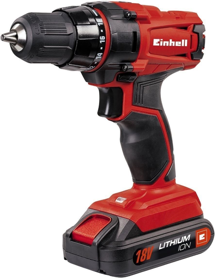 Einhell Akku-Bohrschrauber TC-CD 18-2 Li – 18V Lithium-Ionen für Haus & Werkstatt