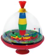 Lena Panorama Kreisel mit Eisenbahn – Motorik-Spielzeug für Kleinkinder ab 18 Monaten