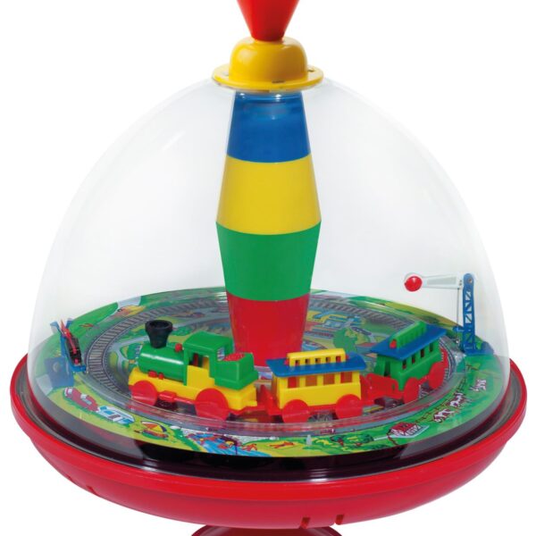 Lena Panorama Kreisel mit Eisenbahn – Motorik-Spielzeug für Kleinkinder ab 18 Monaten