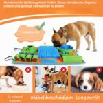 Vivifying Schnüffelteppich 66x42 cm – Interaktives Intelligenzspielzeug für Hunde – Bild 5