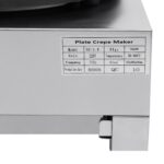 Xigner Elektrischer Crêpes Maker Ø 400 mm – Profi-Pfannkuchen Maschine für Gastronomie – Bild 4