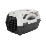 TRIXIE Transportbox Capri 2 XS-S – 34 x 31 x 55 cm Leichte Hundebox mit Metalltür