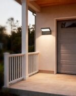 EBION LED Aussenwandleuchte mit Bewegungsmelder & 90° Schwenkbar – IP65 Aluminium – Bild 7