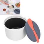 Tbest Mikrowellen-Reiskocher 2L mit Dampfgarer – Schnelle Reiszubereitung für alle Microwellen – Bild 2