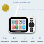 HelloBaby Babyphone mit Kamera ohne WLAN – 3,2" Display, 320° Schwenk, Nachtsicht, 305m Reichweite – Bild 2