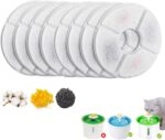 BONBELONG Katzenbrunnen Filter 8er-Set – Vierfache Filtration für sauberes Trinkwasser