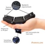 Animalon Kurzhaar-Striegel für Hunde – Ergonomische Fellpflege mit Massagefunktion – Bild 3