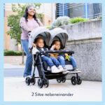 Graco DuoRider Doppel-Kinderwagen – Leichter Zwillingswagen ab Geburt bis 3 Jahre – Bild 2