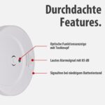 Brennenstuhl Rauchmelder Set 6er RM C 9010 – EN 14604 zertifiziert mit Batterien – Bild 5